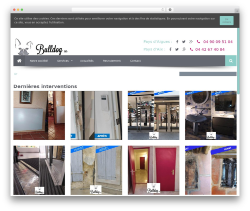 Shocoon theme WordPress - urgences-depannages.fr