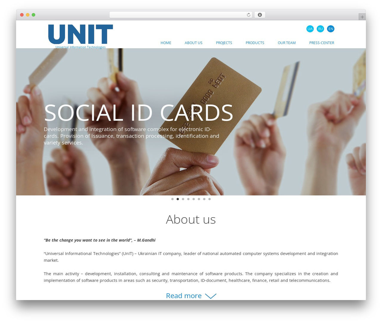 Theme WordPress UNIT - unit.com.ua Theme WordPress UNIT - unit.com.ua