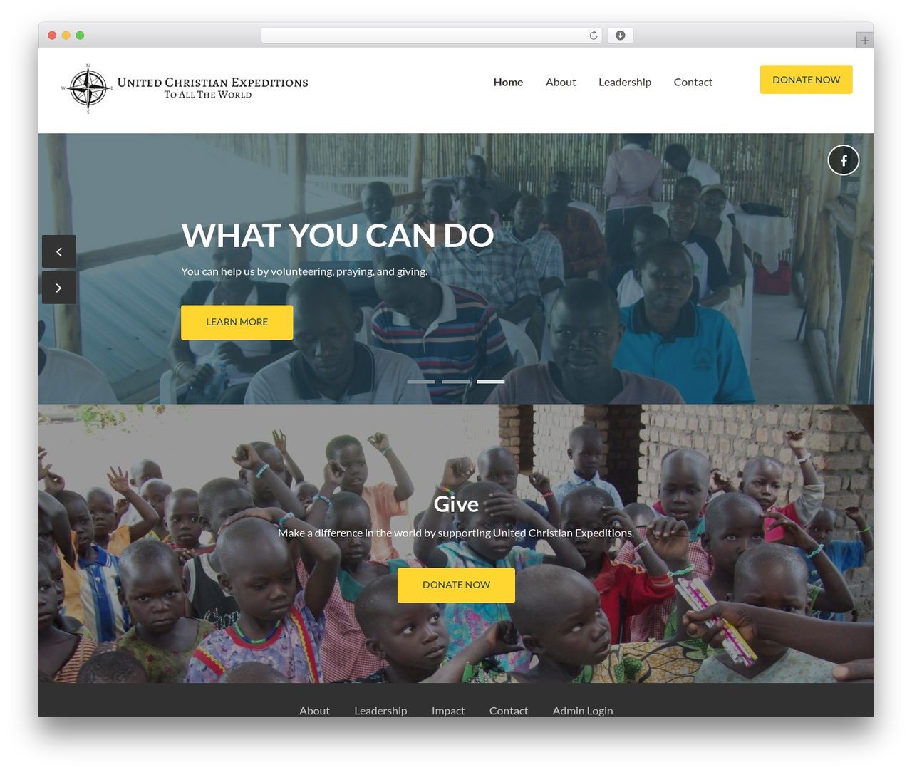 Theme WordPress Charitize - ucemission.com