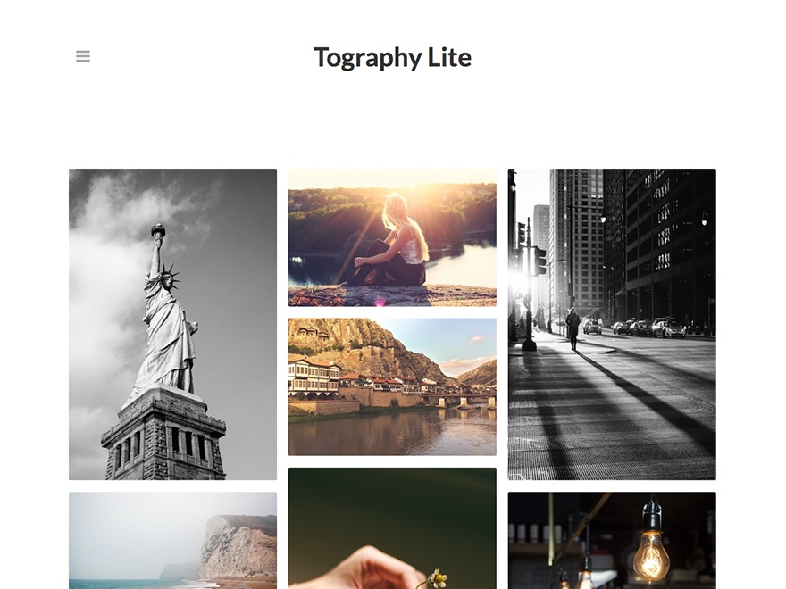 Tography Lite WordPress gallery theme