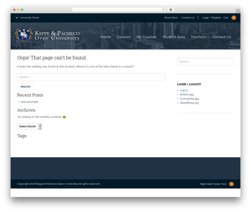 WordPress theme Polytechnic - unikp.org
