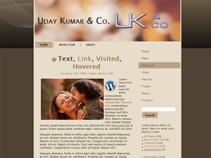 WordPress theme UKC by Peter Sterling