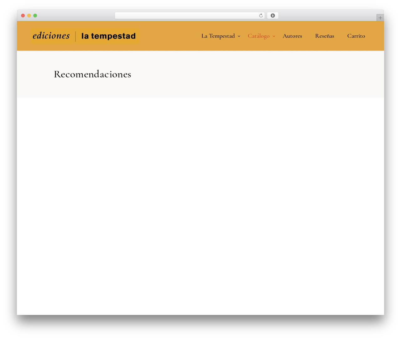 WordPress website theme ChapterOne - edicionestempestad.com WordPress website theme ChapterOne - edicionestempestad.com