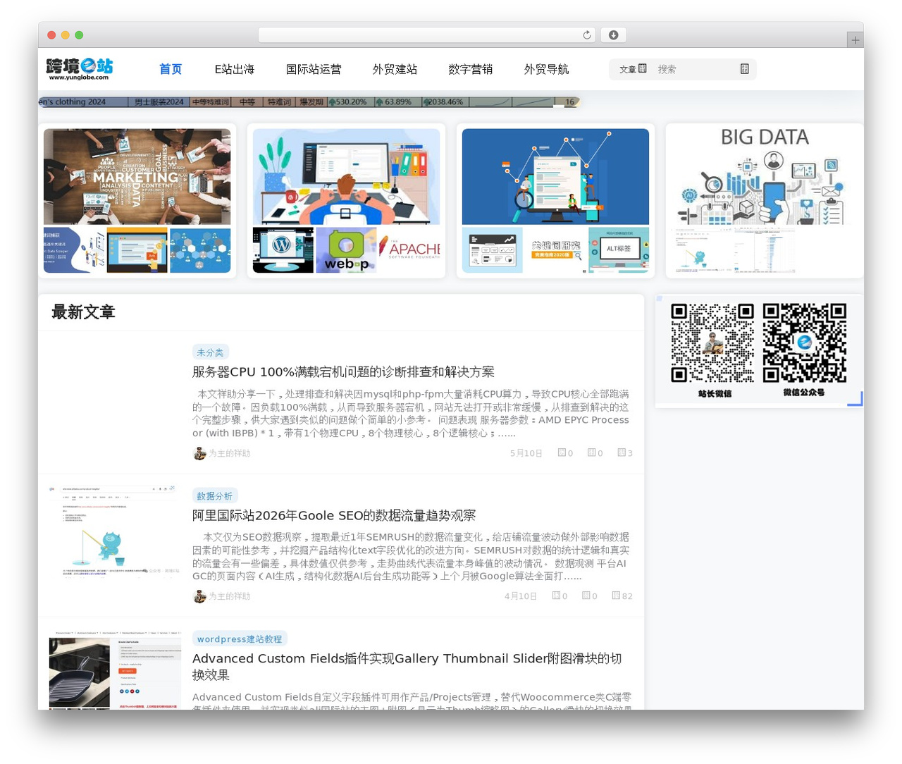 B2 PRO WordPress theme - yunglobe.com