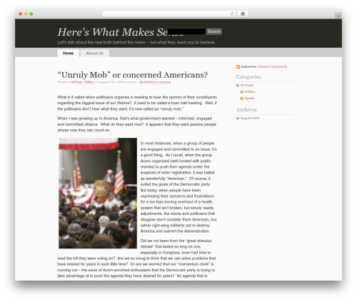 Best WordPress theme simpleX - hereswhatmakessense.com