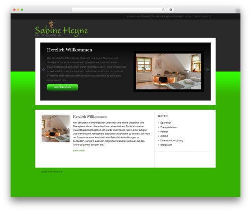 Cobaltify premium WordPress theme - heilpraktikerin-heyne.de