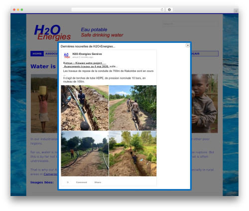 Debut WordPress theme - h2o-energies.ch