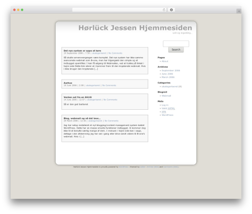 Milc3 WordPress theme - hp.hoerlyck-jessen.dk