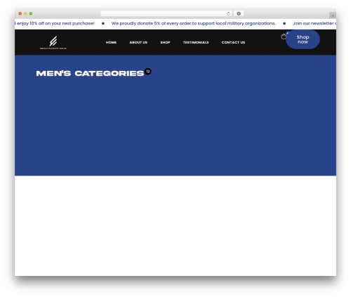 Natsy best WordPress theme - proudpatriotwear.com