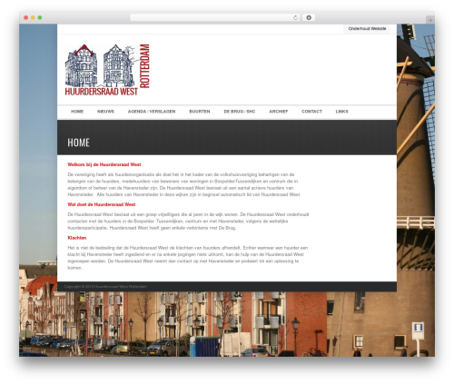 OpenDoor (wordpressplus.org) theme WordPress - huurdersraadwest.nl