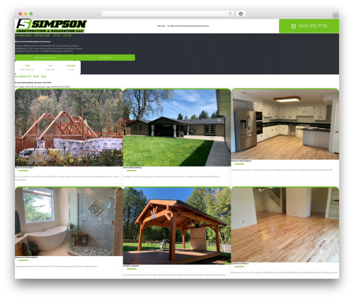 Simpson Construction WP theme - simpsonbuilds.com
