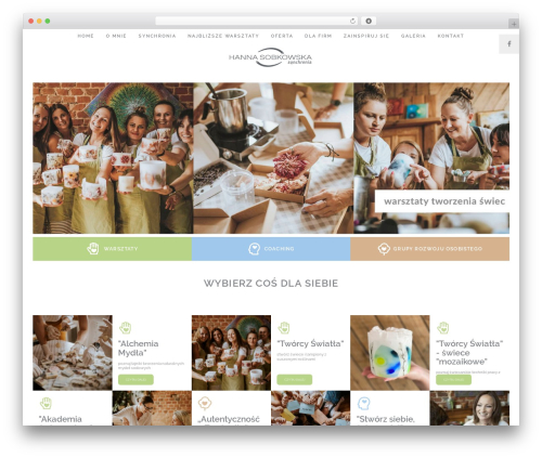 Synchronia premium WordPress theme - hannasobkowska.pl