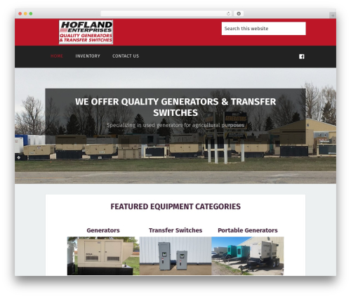 Theme WordPress Genesis - hoflandenterprises.com