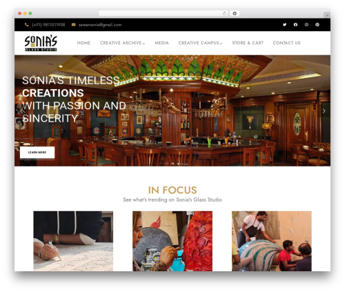 Kitecx themer WordPress plugin - soniasareen.com