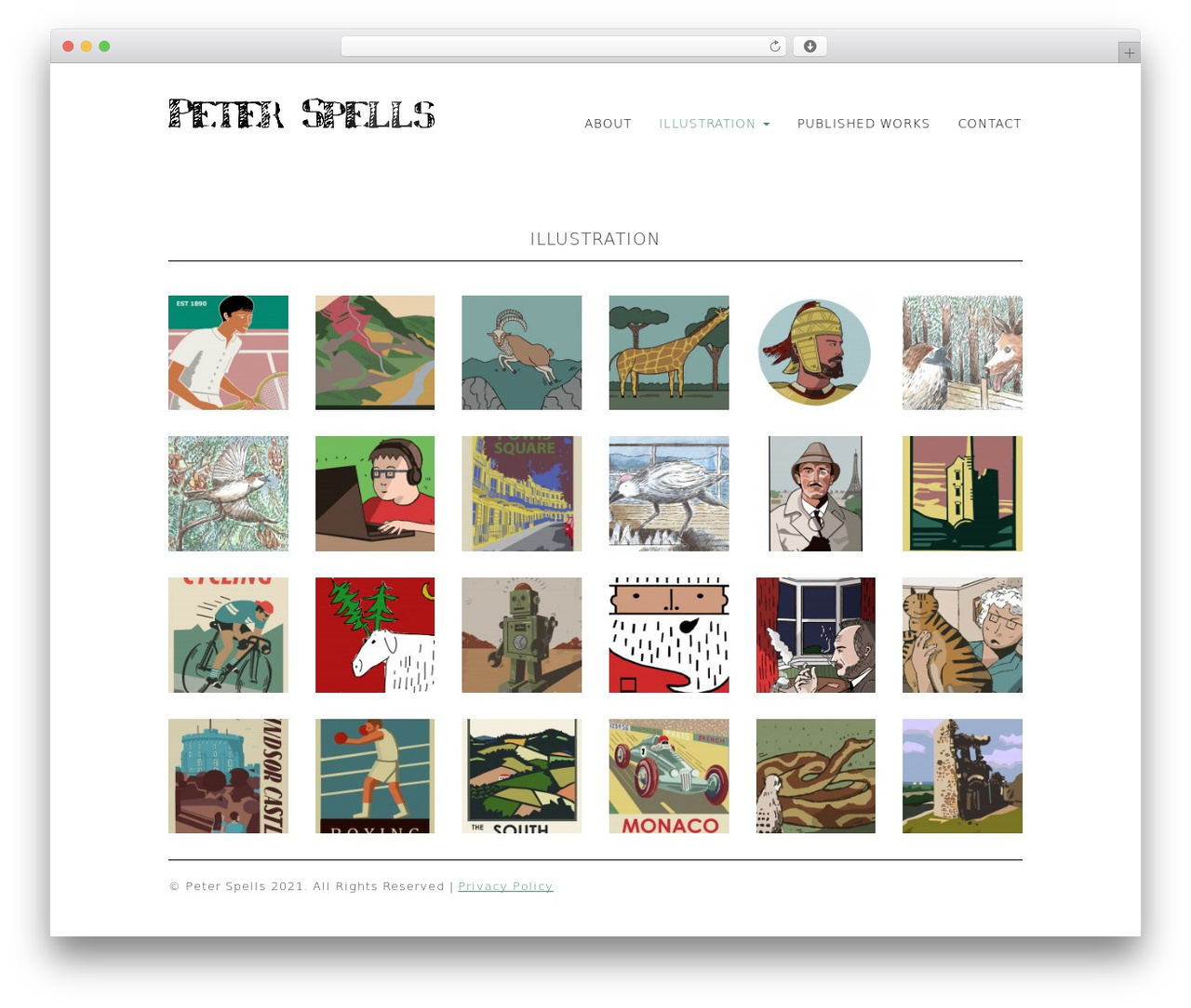 Theme WordPress spells - peterspells.co.uk