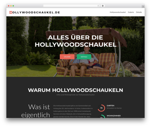 Theme WordPress Zerif PRO - hollywoodschaukel.de