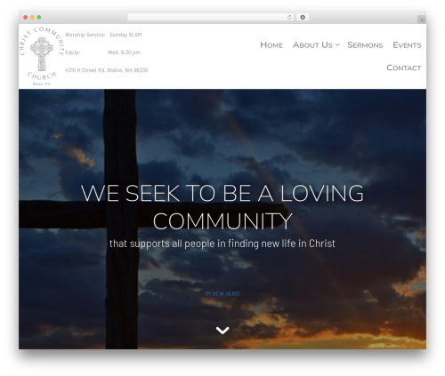 Ezchurch WordPress plugin - cccblaine.com