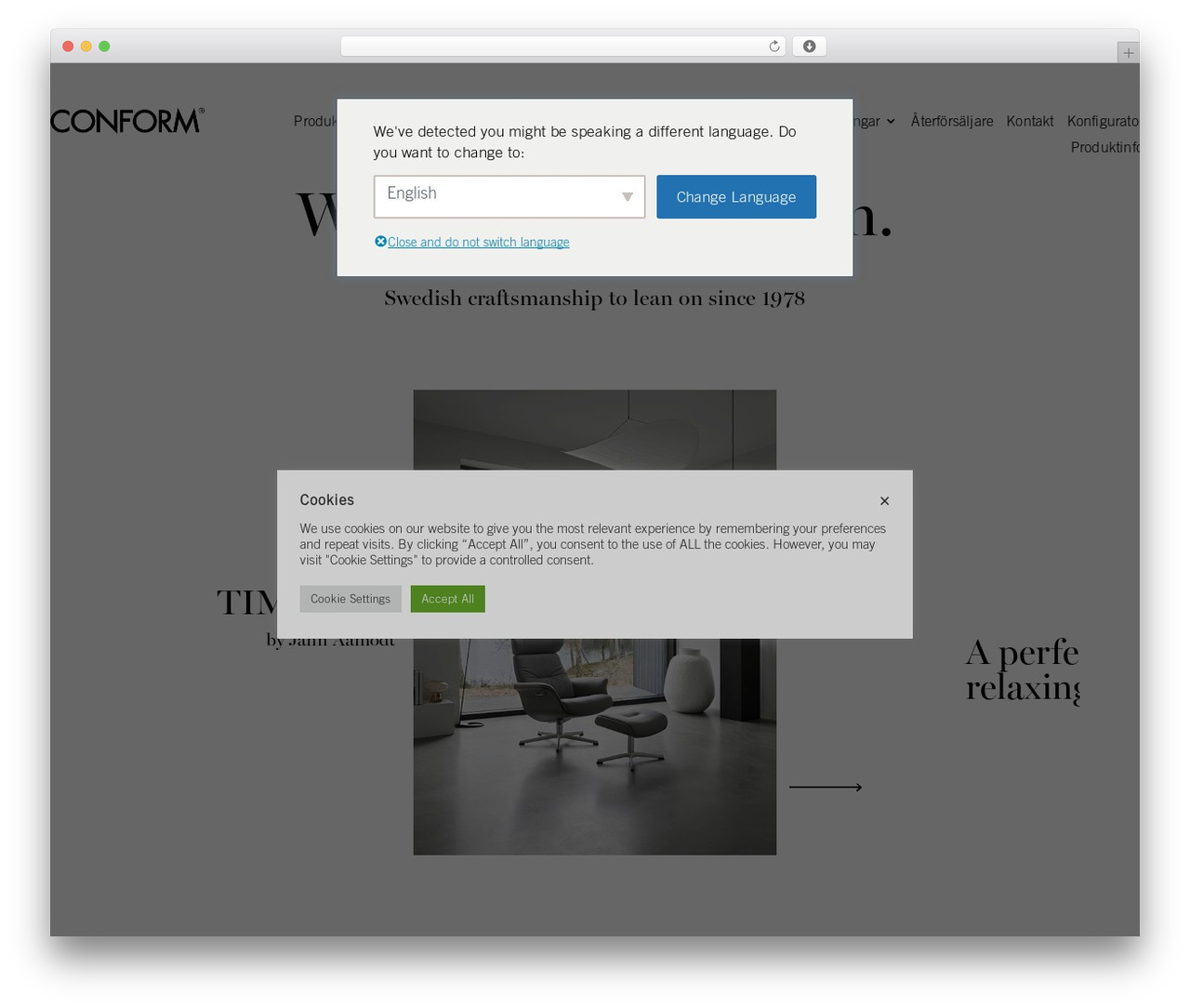 WordPress theme Conform - conform.se WordPress theme Conform - conform.se