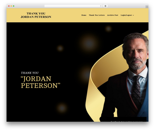 Divi form builder WordPress plugin - thankyoujordanpeterson.com