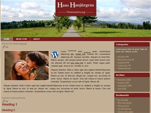 WordPress website theme trapp by HB Webdesign