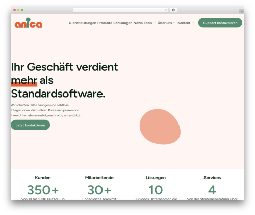 Keydesign framework WordPress plugin - anica.ch