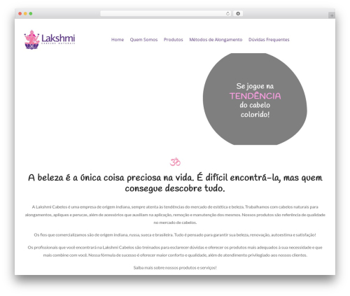 WP theme Haarino - lakshmicabelos.com.br