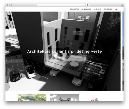 Brick WordPress theme - tauprojektai.lt