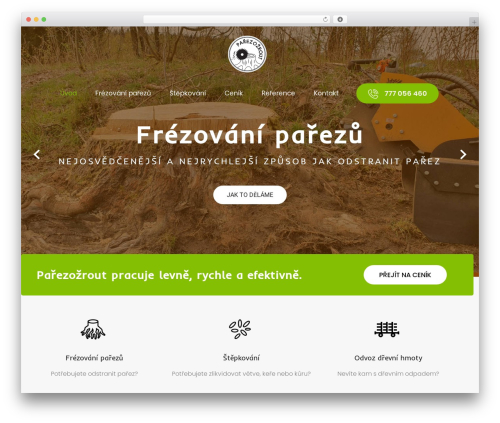 Contractor Pro WordPress theme - parezozrout.cz