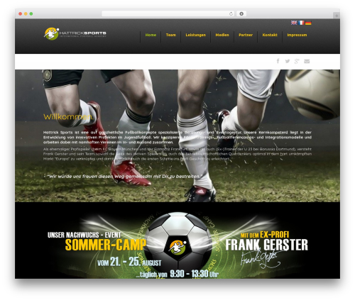 DynamiX theme WordPress - hattrick-sports.com