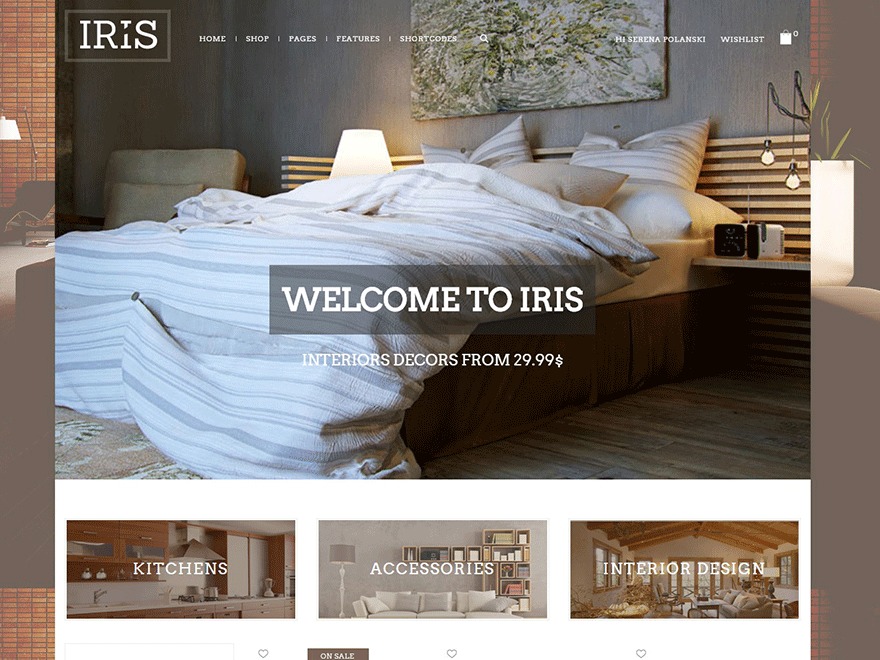 Iris Free WordPress shop theme Iris Free WordPress shop theme