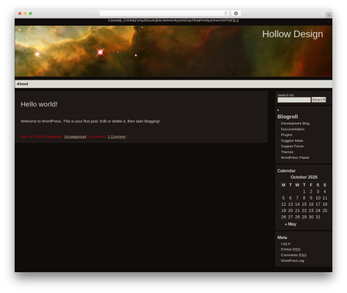 Open Sourcerer theme WordPress - hollowdesign.com