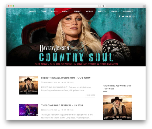 Optimizer PRO theme WordPress - hayleyjensen.net