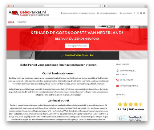 Theme WordPress BEBO - tegelszwolle.com
