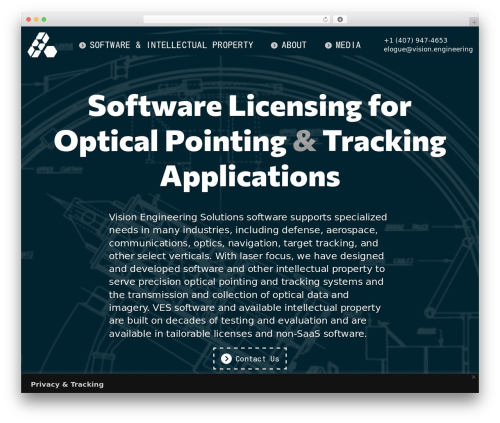 Theme WordPress Pro - vision.engineering