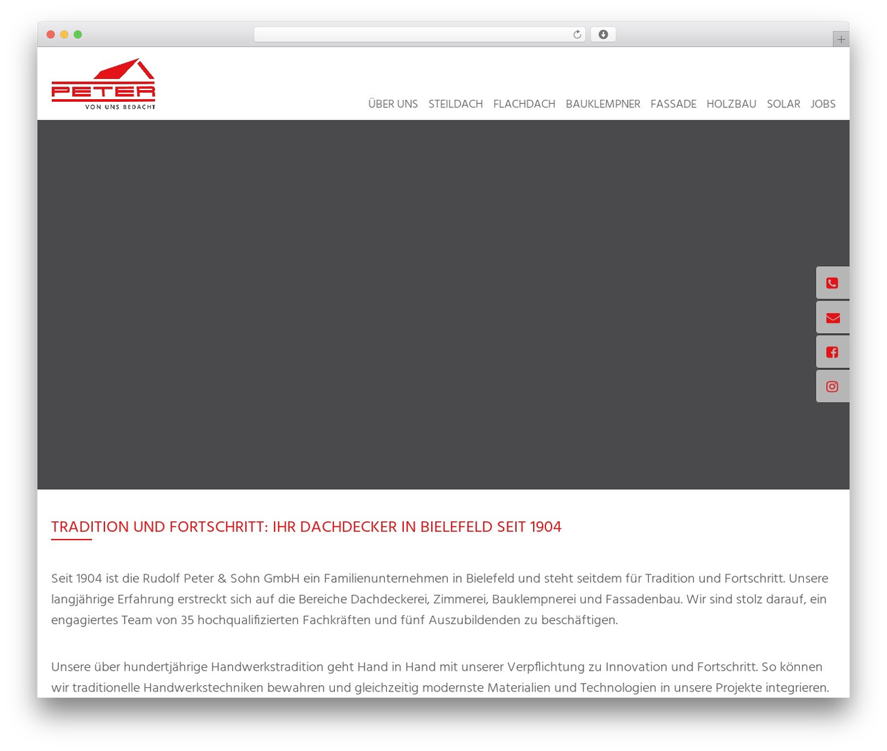 Theme WordPress WP-CMS15 - peter-bedachungen.de Theme WordPress WP-CMS15 - peter-bedachungen.de