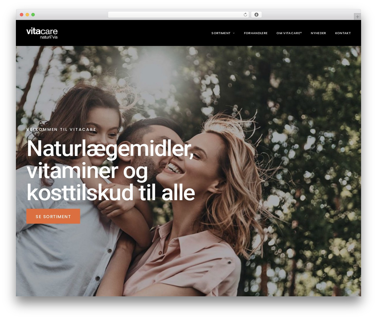 Uncode best WordPress theme - vitacare.dk