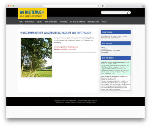 Western WordPress theme - wg-breitenaich.at