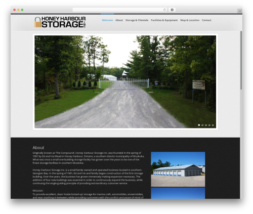 WordPress theme Spark - Responsive HTML5 WordPress Theme - honeyharbourstorage.com