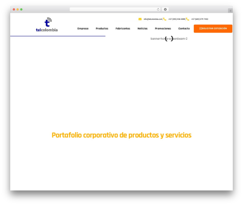 WordPress theme Hello Elementor - telcolombia.com