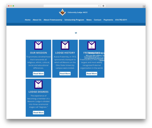 WordPress theme Hello Pro - university631.com