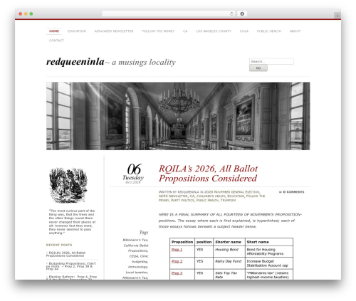 Chateau WordPress theme - redqueeninla.com