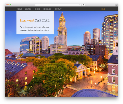 Custom Koa Theme WordPress theme - harvestcp.com