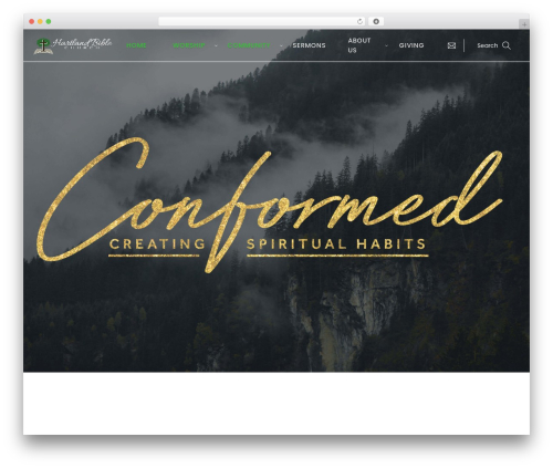 Deep WordPress theme - hartlandbible.org