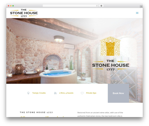 Divi theme WordPress - thestonehouse1777.com