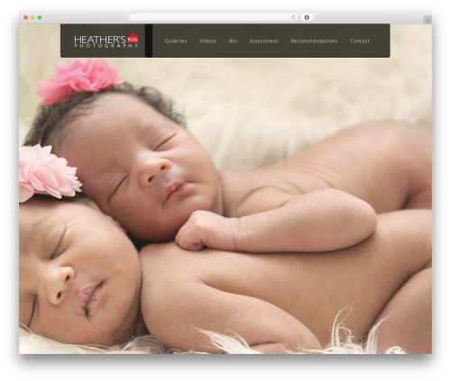 Picasso WordPress theme - heathersphotographykids.com