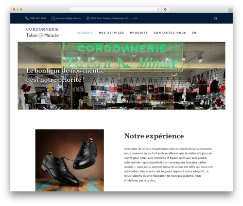 Qtex WordPress theme - talonminute.com