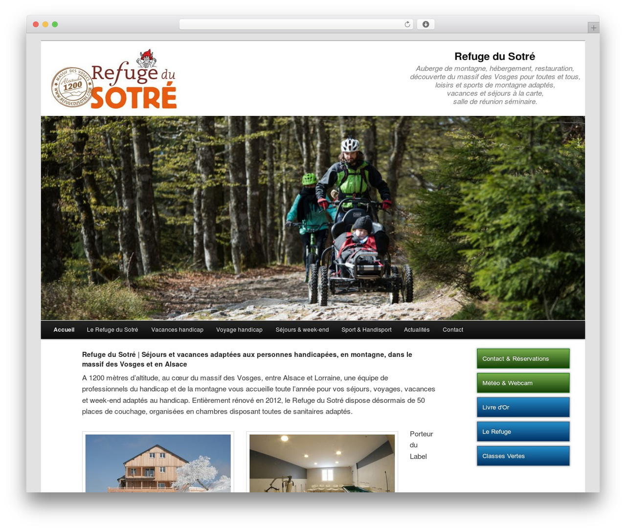 Refonte WordPress theme - handicap.refugedusotre.com