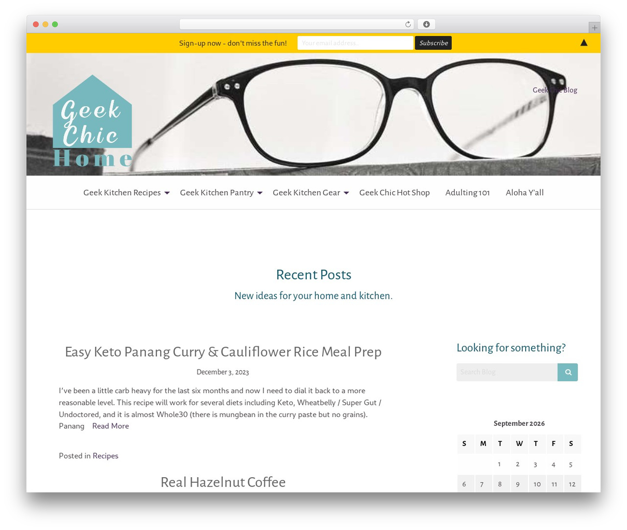 Theme WordPress Culinary Plus - geekchichome.com
