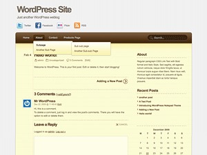 Theme WordPress Notepad Theme by Nick La