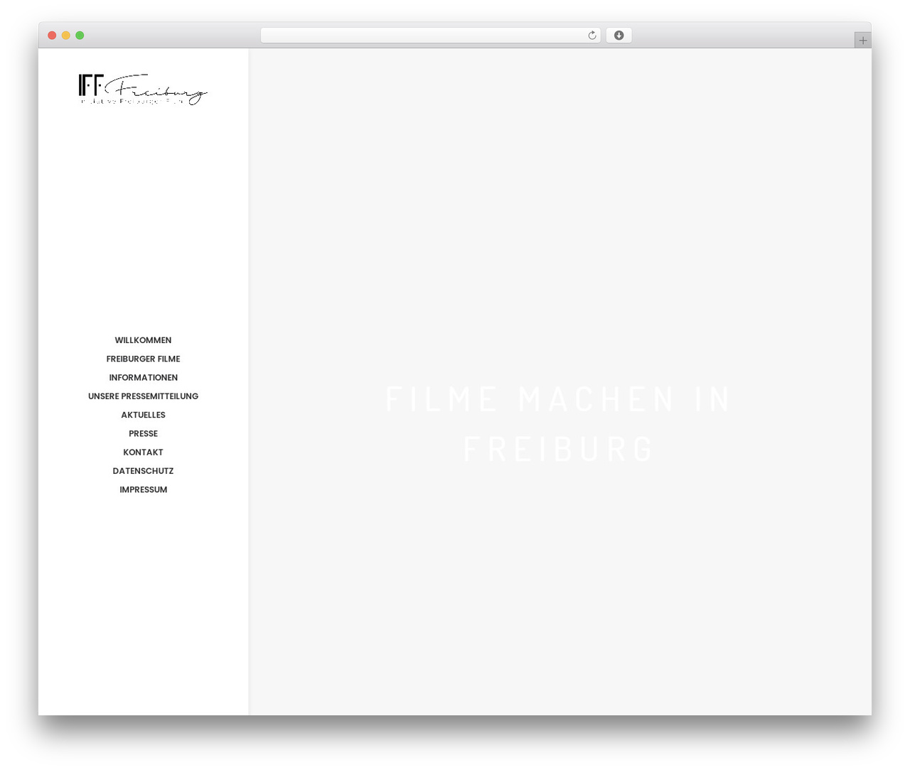 Uncode premium WordPress theme - iff-freiburg.de